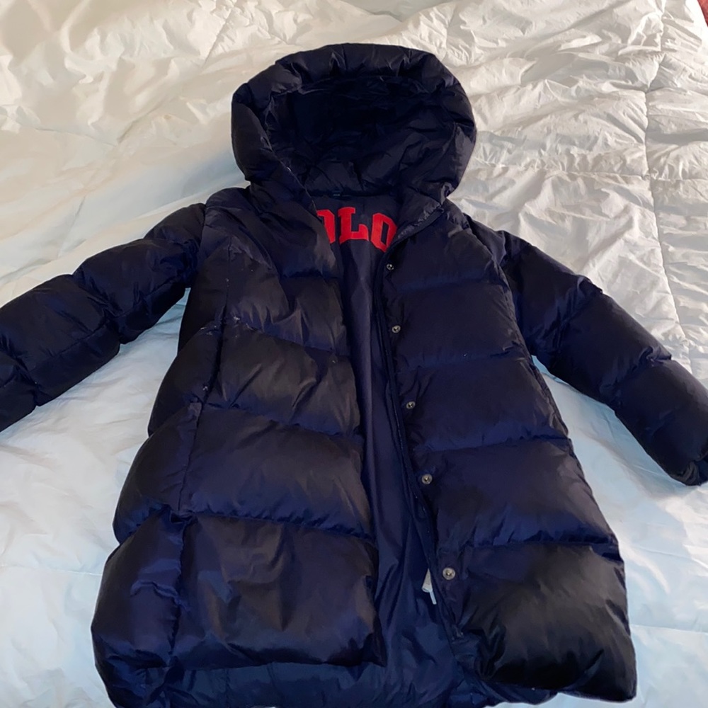 Ralph Lauren puffer long coat . POLO